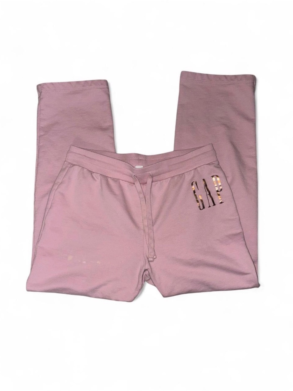 GAP Pink Straight-Leg Jogger Pants with Logo Accent